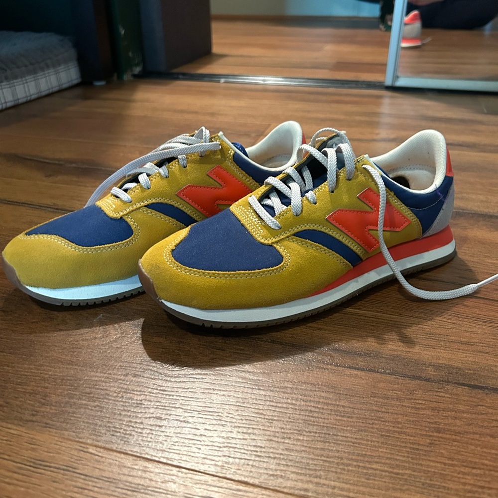New Balance New Without Box 420 Yellow Blue Orange